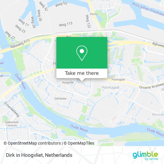 Dirk in Hoogvliet map