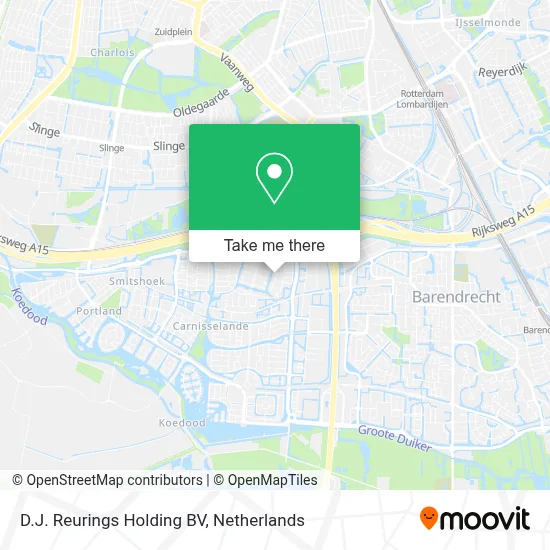 D.J. Reurings Holding BV map