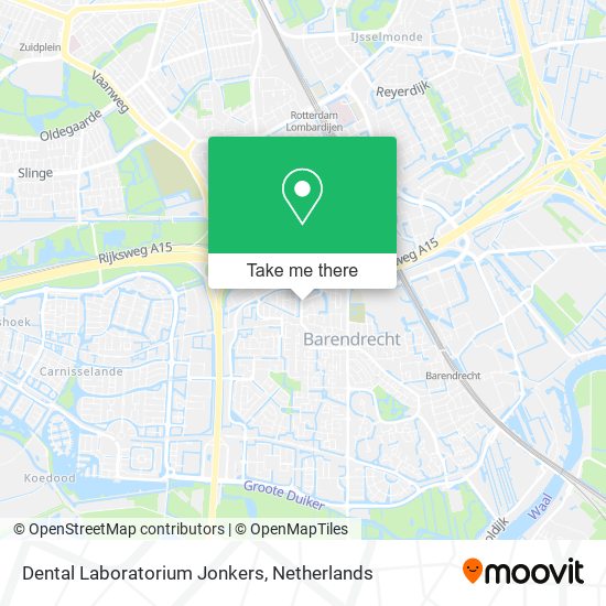 Dental Laboratorium Jonkers map