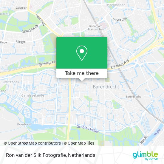 Ron van der Slik Fotografie map