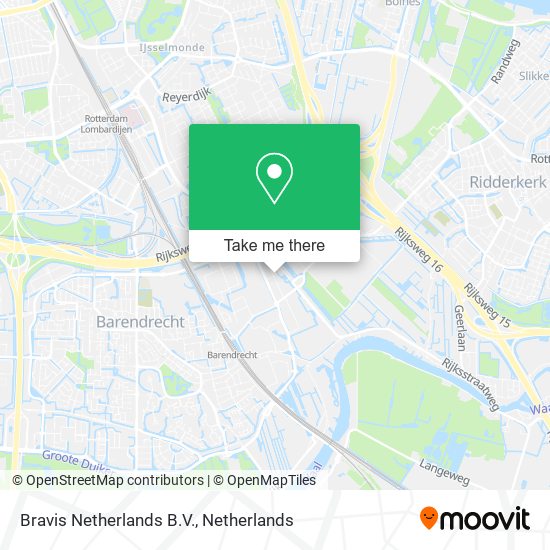 Bravis Netherlands B.V. map