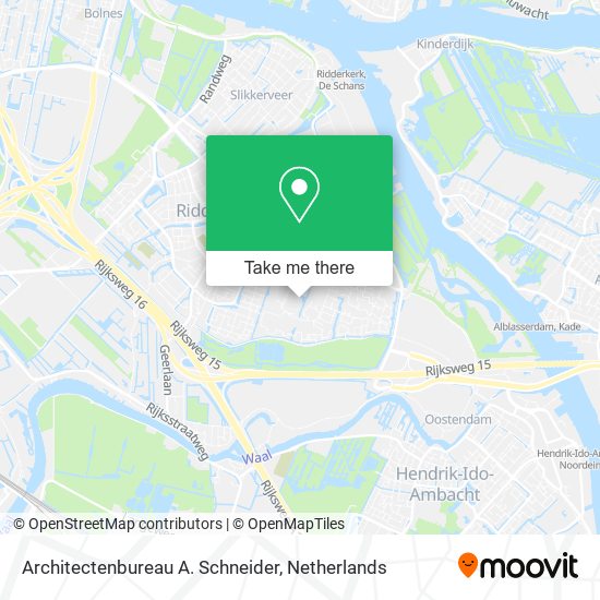 Architectenbureau A. Schneider map