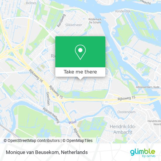 Monique van Beusekom map