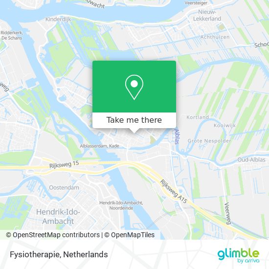 Fysiotherapie map