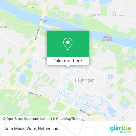 Jam Music Ware map
