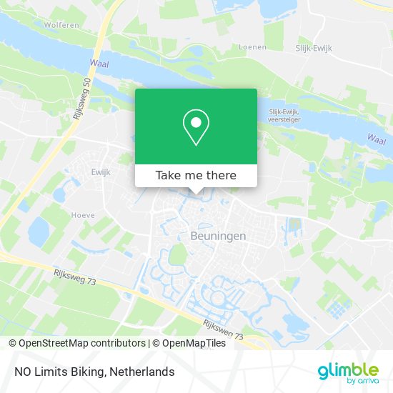 NO Limits Biking map