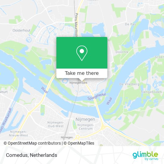 Comedus map