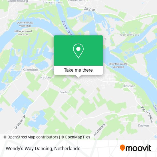 Wendy's Way Dancing map