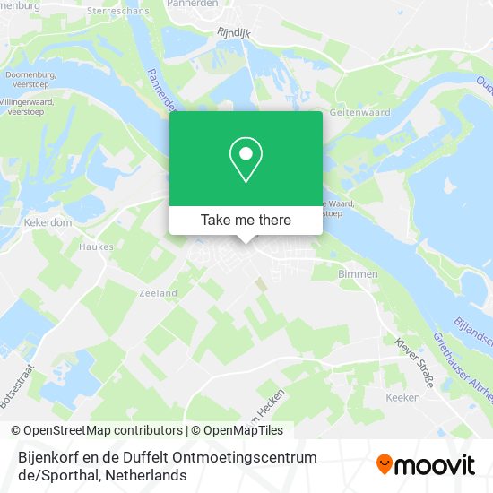 Bijenkorf en de Duffelt Ontmoetingscentrum de / Sporthal Karte