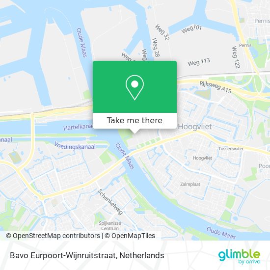 Bavo Eurpoort-Wijnruitstraat map