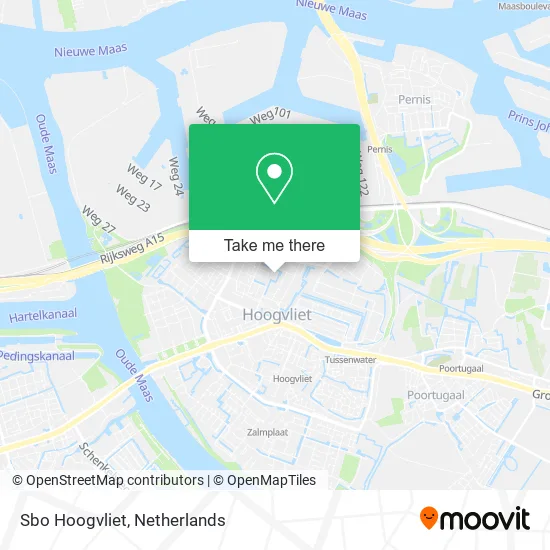 Sbo Hoogvliet Karte