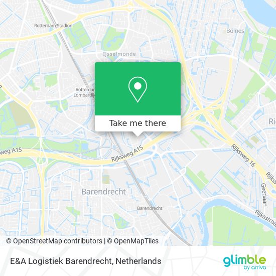 E&A Logistiek Barendrecht Karte