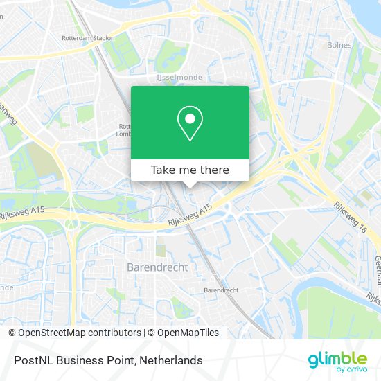 PostNL Business Point map