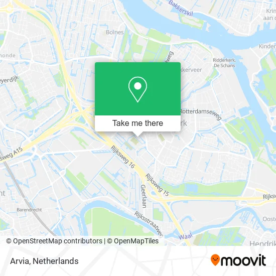 Arvia map
