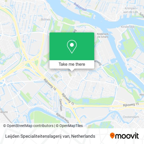 Leijden Specialiteitenslagerij van map