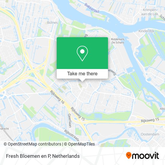 Fresh Bloemen en P map