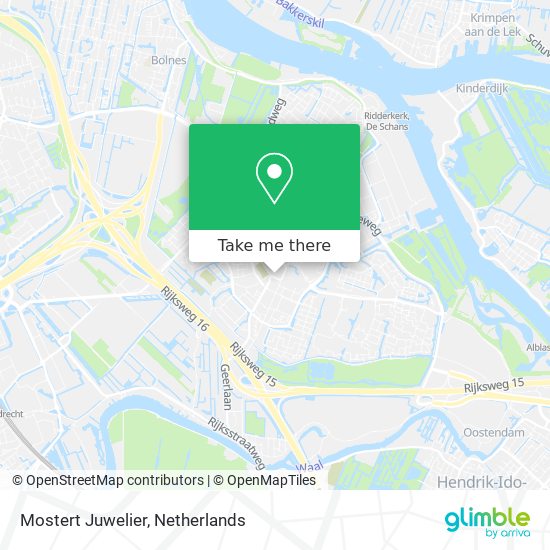 Mostert Juwelier map