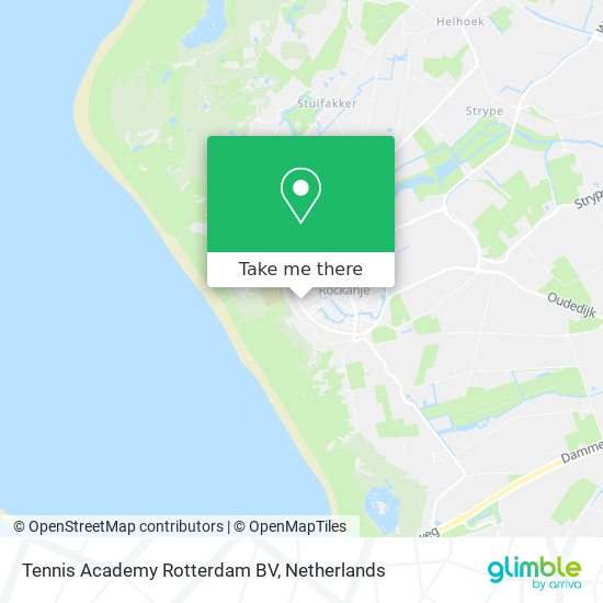 Tennis Academy Rotterdam BV Karte