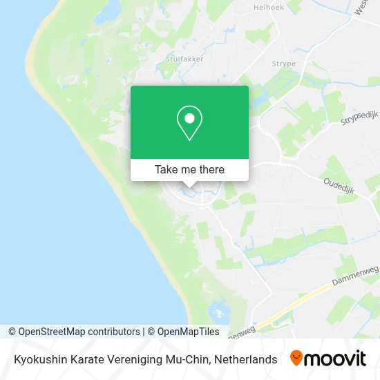 Kyokushin Karate Vereniging Mu-Chin map