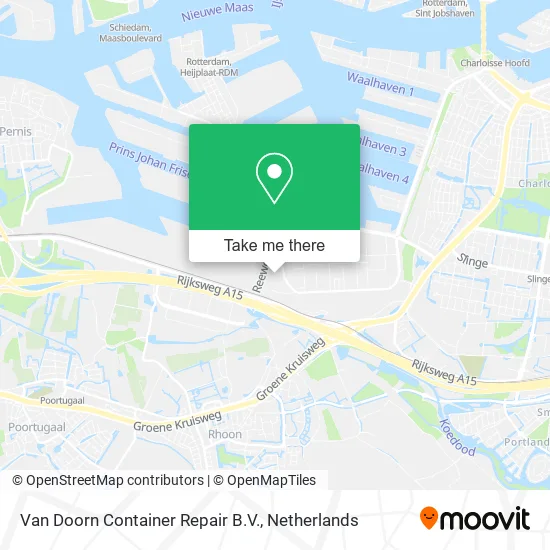 Van Doorn Container Repair B.V. map