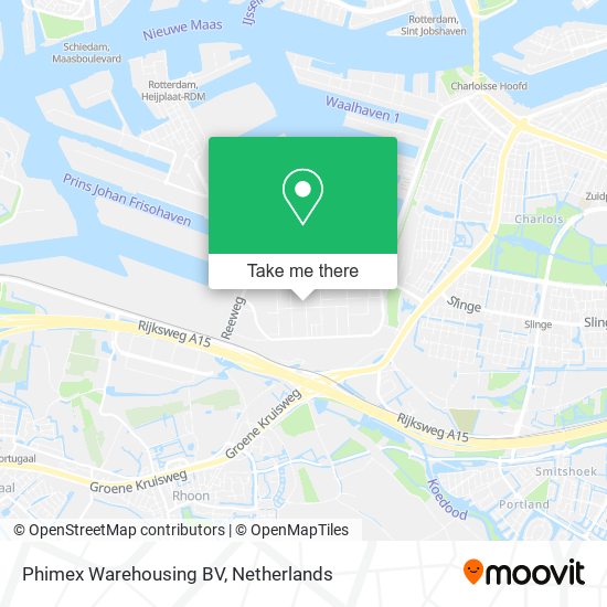 Phimex Warehousing BV map