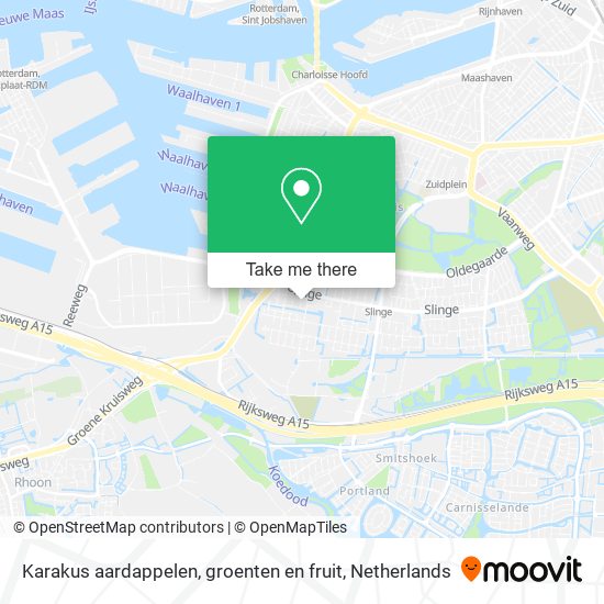 Karakus aardappelen, groenten en fruit map