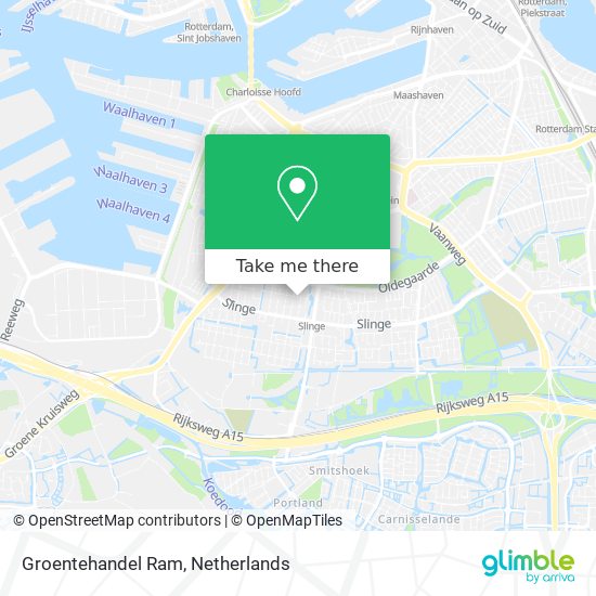 Groentehandel Ram map