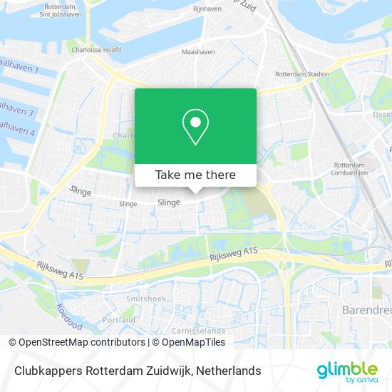 Clubkappers Rotterdam Zuidwijk map