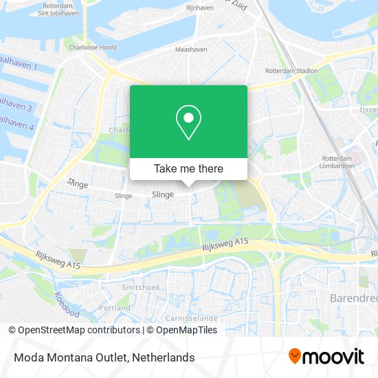 How to get to Montana Outlet in Rotterdam by Bus, Metro, or Rail?