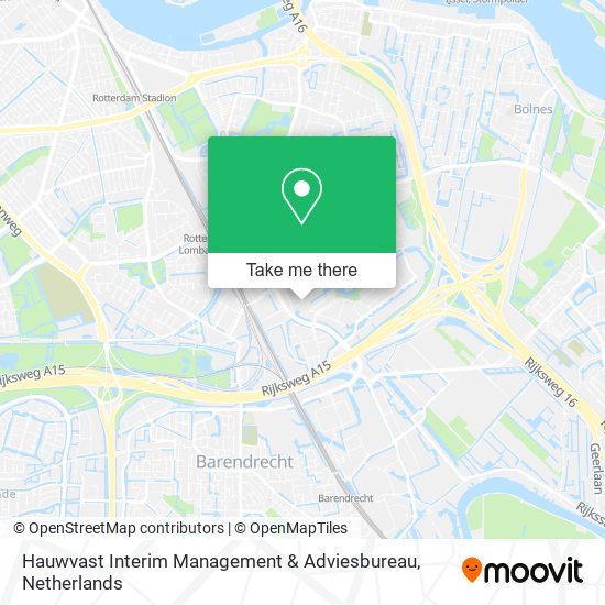 Hauwvast Interim Management & Adviesbureau map