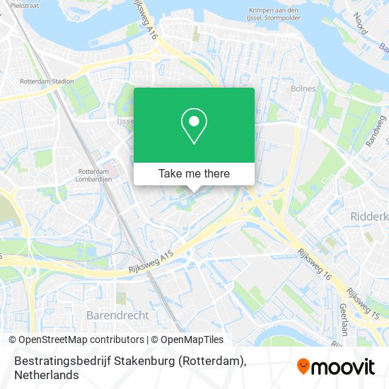 Bestratingsbedrijf Stakenburg (Rotterdam) Karte