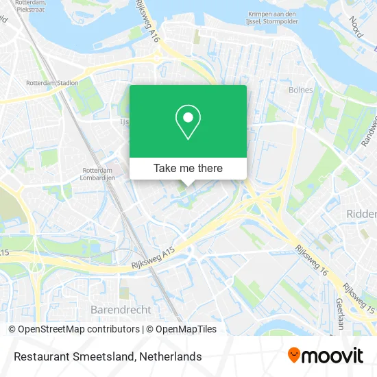 Restaurant Smeetsland map