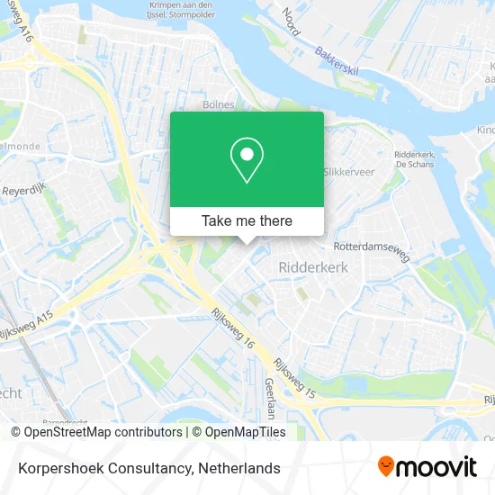 Korpershoek Consultancy map