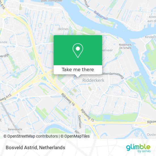 Bosveld Astrid map