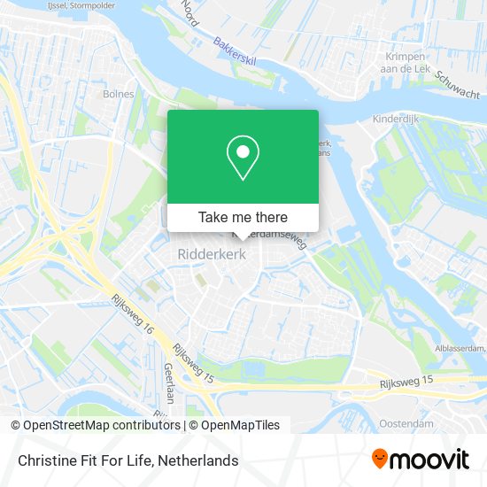 Christine Fit For Life map