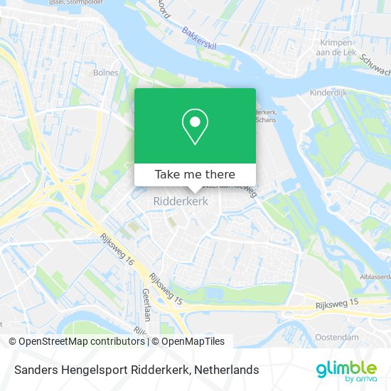 Sanders Hengelsport Ridderkerk map