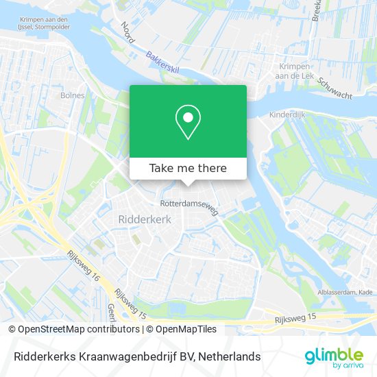 Ridderkerks Kraanwagenbedrijf BV map