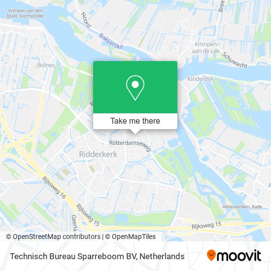 Technisch Bureau Sparreboom BV map