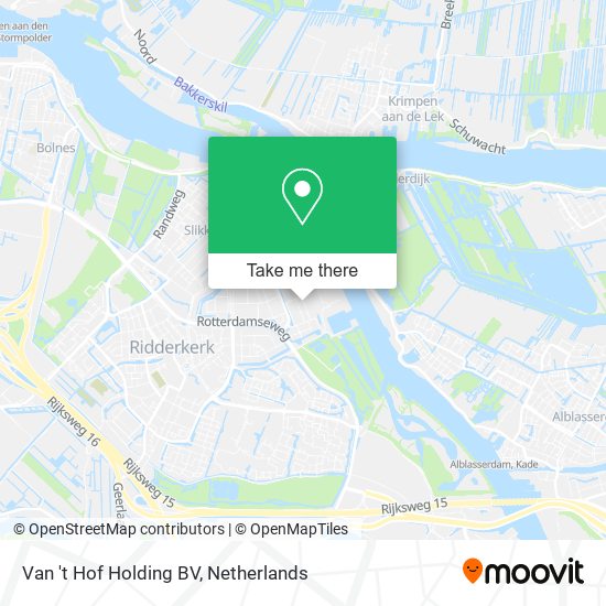 Van 't Hof Holding BV map