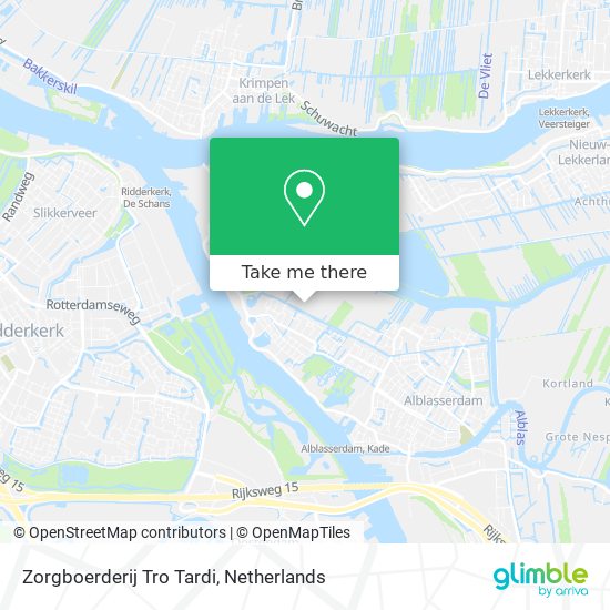 Zorgboerderij Tro Tardi map