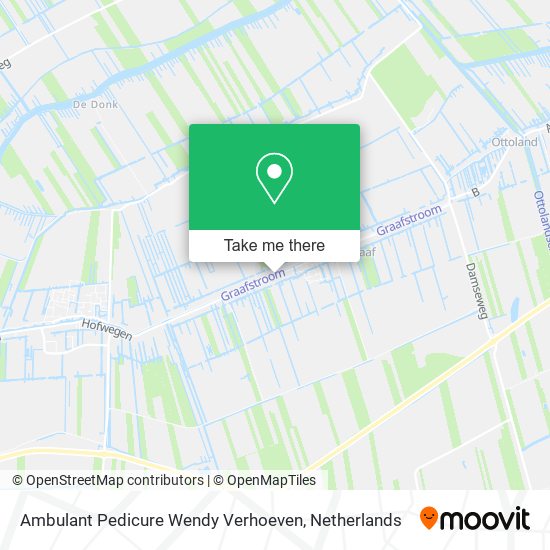 Ambulant Pedicure Wendy Verhoeven map