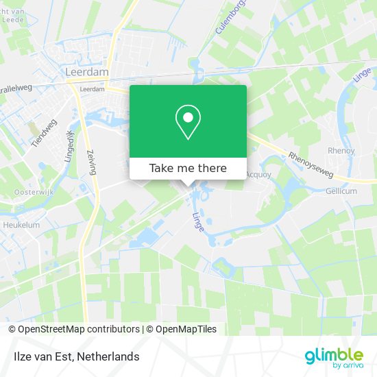 Ilze van Est map