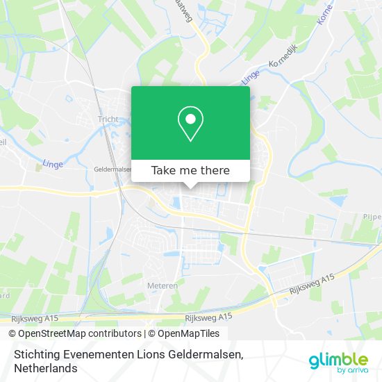 Stichting Evenementen Lions Geldermalsen map