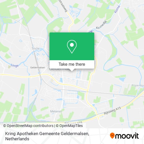 Kring Apotheken Gemeente Geldermalsen Karte