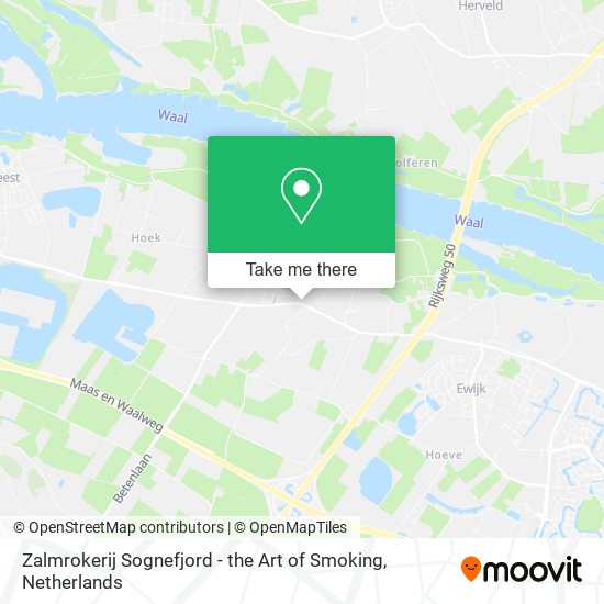 Zalmrokerij Sognefjord - the Art of Smoking map