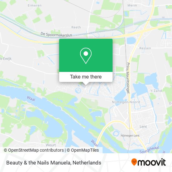 Beauty & the Nails Manuela map