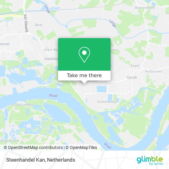 Steenhandel Kan map