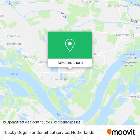 Lucky Dogs Hondenuitlaatservice map