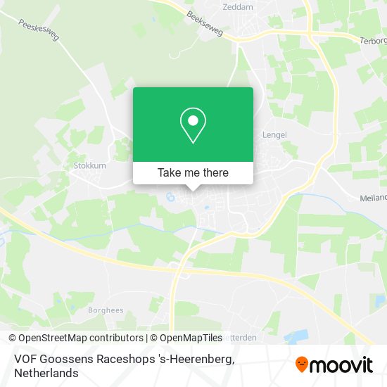 How to get to VOF Goossens Raceshops 's-Heerenberg in Montferland by Bus or  Train?