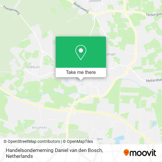 Handelsonderneming Daniel van den Bosch map